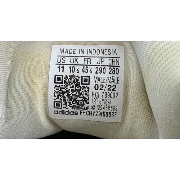 Adidas ZX22 Boost Mens Sneakers Size 11 Gray Mesh & Suede Athletic Shoes - Picture 9 of 10